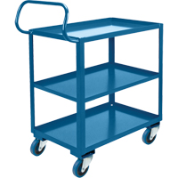 Ergonomic Shelf Truck, 800 lbs. Capacity, Steel, 26" W x 37" H x 38" D, Lip Up Les Distributions ICE