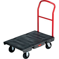 Heavy-Duty Platform Truck, 60" L x 30" W, 2500 lbs. Cap., Polyolefin Wheels Les Distributions ICE