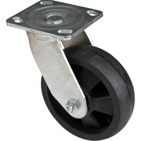 Roulettes haute temp&eacute;rature, Pivotant, 6" (152,4 mm), Nylon, 880 lb (399 kg) Les Distributions ICE