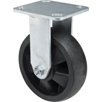 Roulettes haute temp&eacute;rature, Fixe, 6" (152,4 mm), Nylon, 880 lb (399 kg) Les Distributions ICE