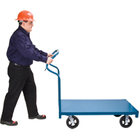 Chariots ergonomiques &agrave; plateforme pour ramassage de commande Les Distributions ICE
