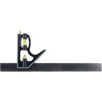 Combination Square, 12" L, Stainless Steel, Plain Les Distributions ICE