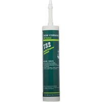 Scellant polyvalent &agrave; base de silicone Dowsil 732, 300 ml, Cartouche, Blanc Les Distributions ICE