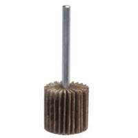 Mini Mounted Flap Wheel, Aluminum Oxide, 120 Grit, 1" x 1/2" x 1/4" Les Distributions ICE