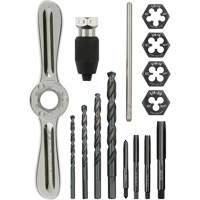 Tap and Die Set with Hex-Lok 2-in-1 Handle, 15 Pieces Les Distributions ICE