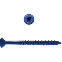 Flat Square HD Concrete Screws, 3/16" x 2-3/4" L, Zinc Plate Les Distributions ICE