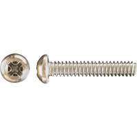 Pan Phillips HD Machine Screws, #8 x 3" L, Zinc Plated Les Distributions ICE