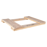 Cadre de socle roulant en bois dur, Roues en Non compris, Capacit&eacute; de 900 lb, 18" la x 24" p x 1,5" h Les Distributions ICE