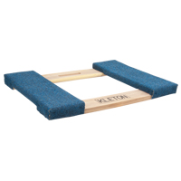 Carpeted Ends Hardwood Dolly Frame, Wood Frame, 18" W x 24" L, 900 lbs. Capacity Les Distributions ICE