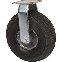 Roulettes de rechange pour chariots &agrave; plateforme robustes, Fixe, 10" (254 mm), Pneumatique, 400 lb (181 kg) Les Distributions ICE