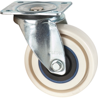 Roulettes sandwich, Pivotant, 4" (101,6 mm), Nylon, 440 lb (199,58 kg) Les Distributions ICE