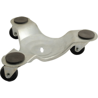 Zinc Plated Leg Dolly, 300 lbs. Capacity, Steel Frame, 2.75" H Les Distributions ICE