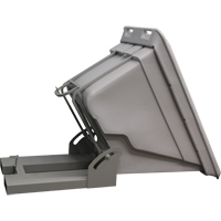 Conteneur autobasculeur, Poly&eacute;thyl&egrave;ne, 5/8 vg³, Gris Les Distributions ICE