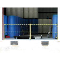 Barri&egrave;re &agrave; bascule de s&eacute;curit&eacute;, 10' lo x 42-5/8" ha, 159" &eacute;lev&eacute;e, Jaune Les Distributions ICE