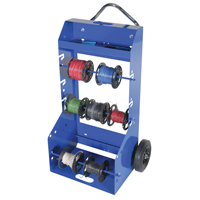 Chariot portatif pour mat&eacute;riaux bobin&eacute;s, Acier, 4 Montants, 29" la x 47-5/16" h x 21-7/8" p, Capacit&eacute; de 300 lb Les Distributions ICE
