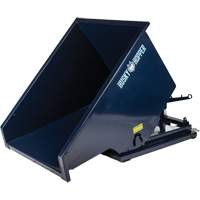 Self-Dumping Hopper, Steel, 1 cu.yd., Blue Les Distributions ICE