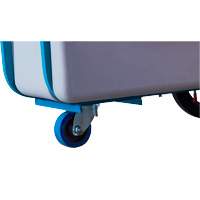 Chariot basculeur en acier, Poly&eacute;thyl&egrave;ne, 0,625 vg³, Capacit&eacute; de charge de 850 lb Les Distributions ICE