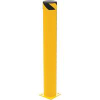 Safety Bollard, Steel, 48" H x 6.5" W, Yellow Les Distributions ICE