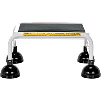 Stop-Step Ladders, 1 Steps, 16" Step Width, 9-9/16" Platform Height, Steel Les Distributions ICE