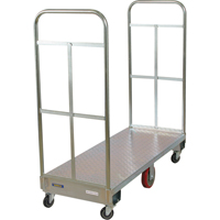 U-Boat Platform Truck, 60" L x 24" W, 1750 lbs. Capacity, Polyurethane Casters Les Distributions ICE