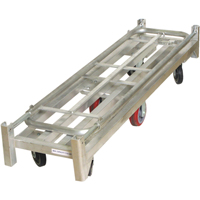 U-Boat Platform Truck, 59-1/2" L x 16" W, 1750 lbs. Capacity, Polyurethane Casters Les Distributions ICE