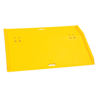 Rampe de quai de chargement portable en poly pour diable, Capacit&eacute; de charge 750 lb, 36" lo x 48" la x 5" h Les Distributions ICE