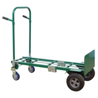 Diable transformable &eacute;conomique Greenline - E-CON, Acier, Capacit&eacute; 800 lb Les Distributions ICE