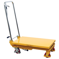 Table &eacute;l&eacute;vatrice &agrave; ciseaux hydraulique, 17,75" lo x 27,5" la/27-1/2" lo x 17-3/4" la, Acier, Capacit&eacute; 330 lb Les Distributions ICE