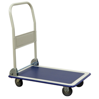 Chariot &agrave; plateforme avec poign&eacute;e pliante, Acier, 440 lb, 29" lo x 19" la, Hauteur 32-1/2" Les Distributions ICE