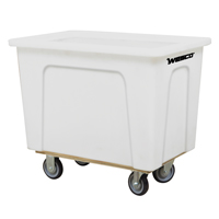 Box Truck, White Polyethylene, 35" L x 24" W x 30" H, 10 cu. Ft. Volume, 450 lbs. Capacity Les Distributions ICE