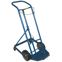 Professional Gas Cylinder Truck CC-1, Mold-on Rubber Wheels, 9" W x 7-1/4" L Base, 250 lbs. Les Distributions ICE