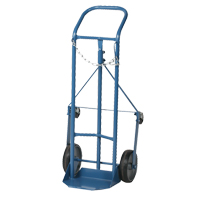 Professional Gas Cylinder Truck CC-1, Mold-on Rubber Wheels, 9" W x 7-1/4" L Base, 250 lbs. Les Distributions ICE