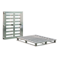 Palette &agrave; cadre tubulaire en aluminium 4 c&ocirc;t&eacute;s Les Distributions ICE