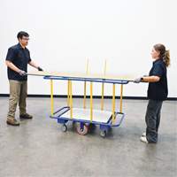 Chariot horizontal pour panneaux, 63-7/16" x 28-1/2" x 40-15/16", Capacit&eacute; 2000 lb Les Distributions ICE