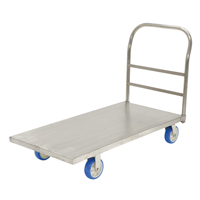 Platform Truck, 48" L x 24" W, 2000 lbs. Capacity, Polyurethane Casters Les Distributions ICE