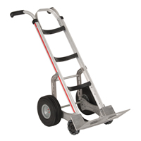 Diable autostabilisant, Prise Double, Aluminium, Hauteur de 55'', Capacit&eacute; 500 lb Les Distributions ICE