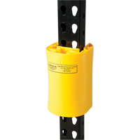 Butoir en poly pour rayonnage, 5" la x 6" lo x 8" h, Jaune Les Distributions ICE