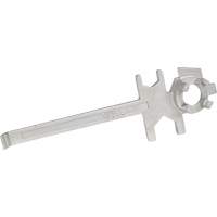 Drum Wrench, 3/4"/2" Opening, 9-1/2" Handle, Stainless Steel Les Distributions ICE