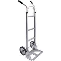 Knocked Down Hand Truck, Dual Handle, Aluminum, 50-5/8" Height, 500 lbs. Capacity Les Distributions ICE