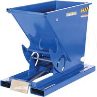 Self-Dumping Hopper, Steel, 1/3 cu.yd., Blue Les Distributions ICE