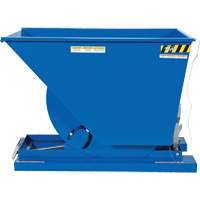 Self-Dumping Hopper, Steel, 3/4 cu.yd., Blue Les Distributions ICE