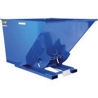 Self-Dumping Hopper, Steel, 2-1/2 cu.yd., Blue Les Distributions ICE
