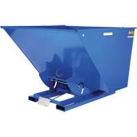 Self-Dumping Hopper, Steel, 2-1/2 cu.yd., Blue Les Distributions ICE