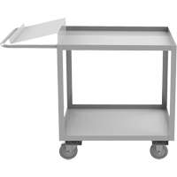 Industrial Grade Order Picking Cart, 39" H x 18-1/8" W x 45" D, 2 Shelves, 1200 lbs. Capacity Les Distributions ICE
