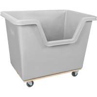 Chariot-caisse &agrave; c&ocirc;t&eacute; ouvert, Poly&eacute;thyl&egrave;ne, 45-3/4" lo x 31-1/4" la x 37-3/4" h, Volume 22 pi³, Capacit&eacute; 1000 lb Les Distributions ICE