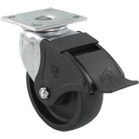 Emaxx RollX Wow Caster, Swivel with Brake, 4" (101.6 mm), Nylon, 1200 lbs. (544.3 kg.) Les Distributions ICE