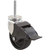 Emaxx RollX Wow Caster, Swivel with Brake, 4" (101.6 mm) Dia., 1200 lbs. (544.3 kg.) Capacity Les Distributions ICE