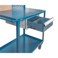 Mobile Service Cart, 2 Tiers, 24" W x 57" H x 40" D, 1200 lbs. Capacity Les Distributions ICE