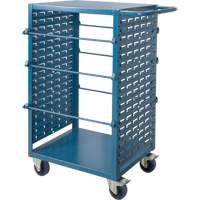 Mobile Wire Spool Cart, Steel, 6 Rod, 21" W x 48" H x 38" D, 1200 lbs. Capacity Les Distributions ICE