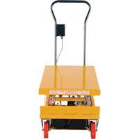 DC Powered Hydraulic Scissor Lift Elevating Cart, Steel, 39-3/4" L x 20-1/2" W, 1000 lbs. Capacity Les Distributions ICE